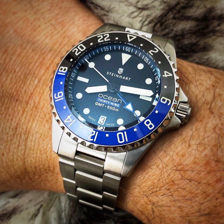 Steinhart Ocean 39 GMT Premium 500, Luxury, Watches on Carousell