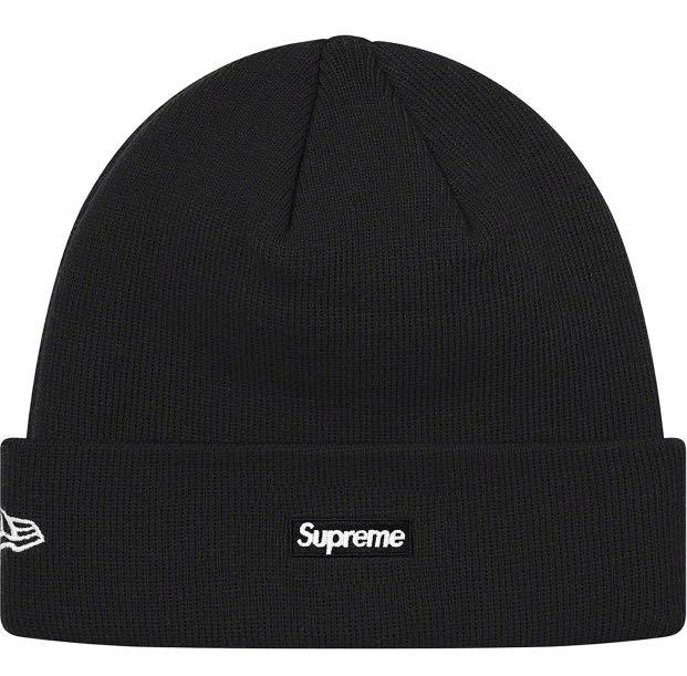 Supreme SS21 New Era Swarovski S Logo Beanie 黑色閃鑽冷帽, 男裝