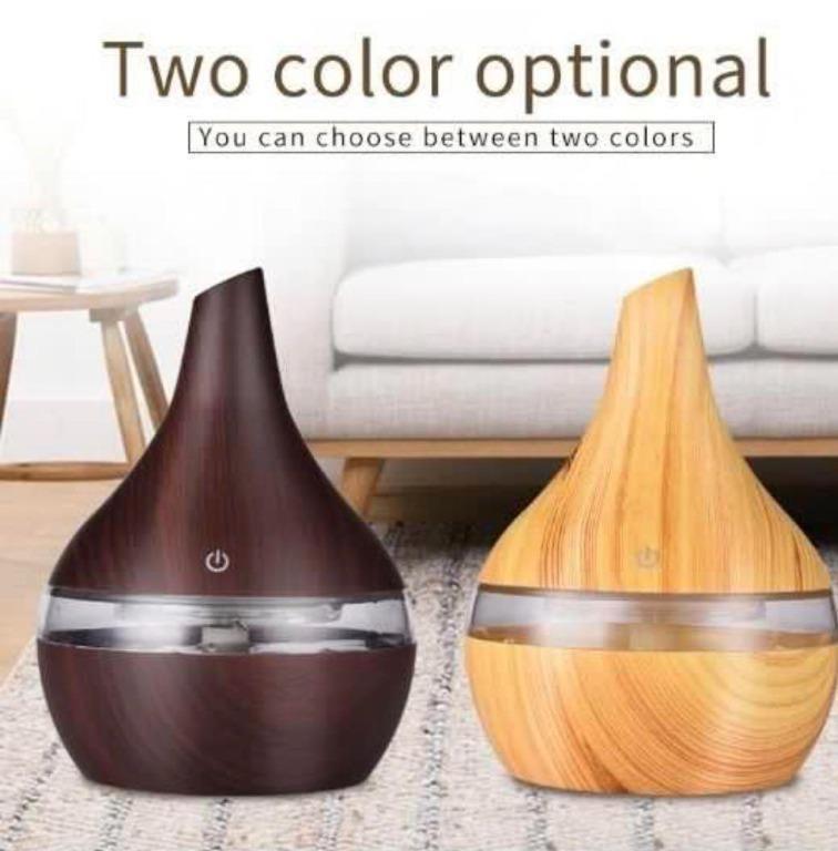 T1179 MINI ATOMIZATION HUMIDIFIER (LIGHT BROWN), Furniture & Home