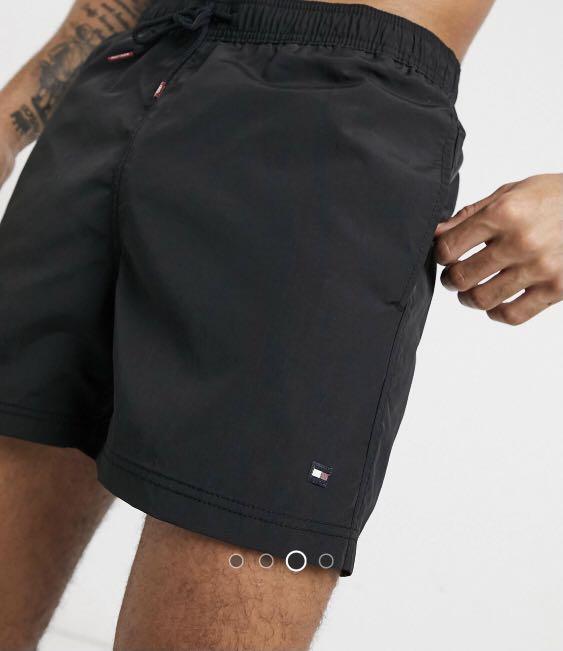 Tommy hilfiger black swim shorts Clearance