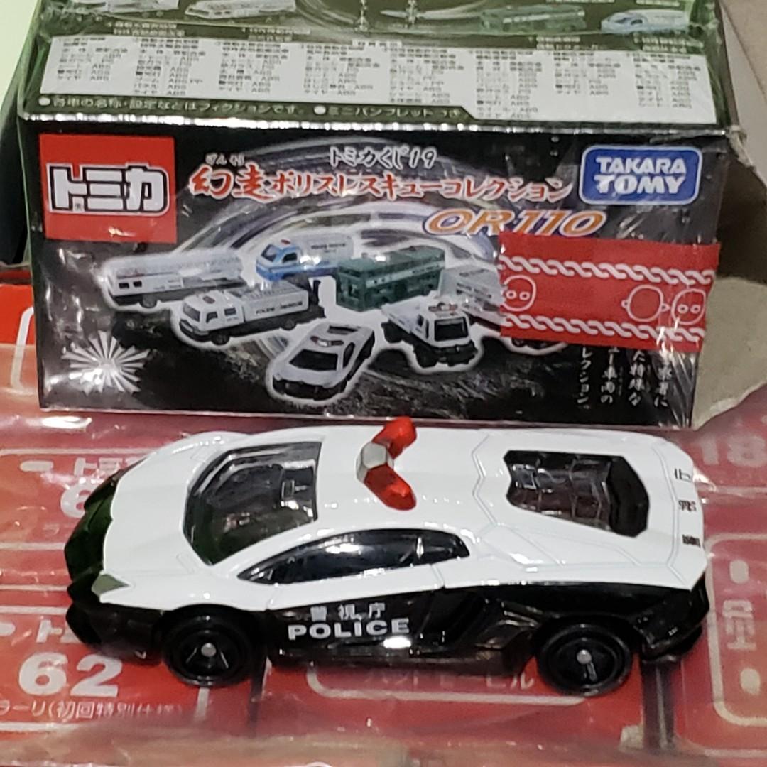 Tomy Tomica 抽獎車幻走19 Lamborghini Police 全新車頭蓋有疹 玩具 遊戲類 玩具 Carousell