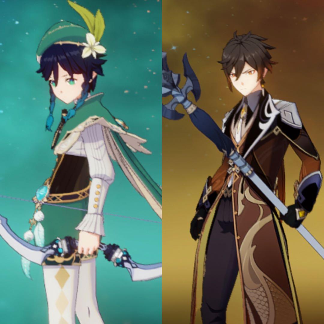 18.) AR10 (Low AR) Zhongli w/ R5 Black Tassel & Venti w/ Sacrificial