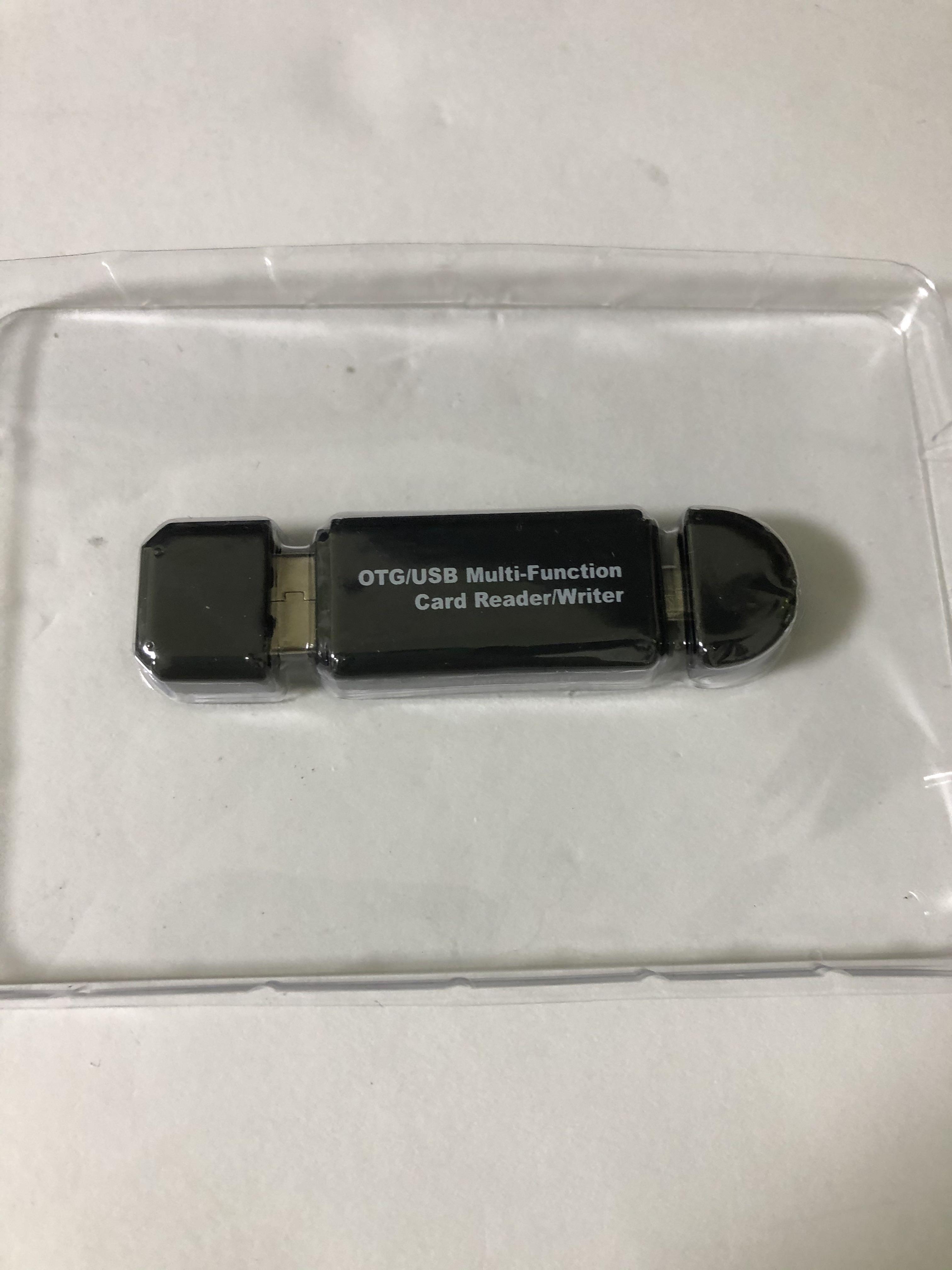 2 in 1 VANJA USB/ Micro USB Card Reader (Micro SD & SD), Computers