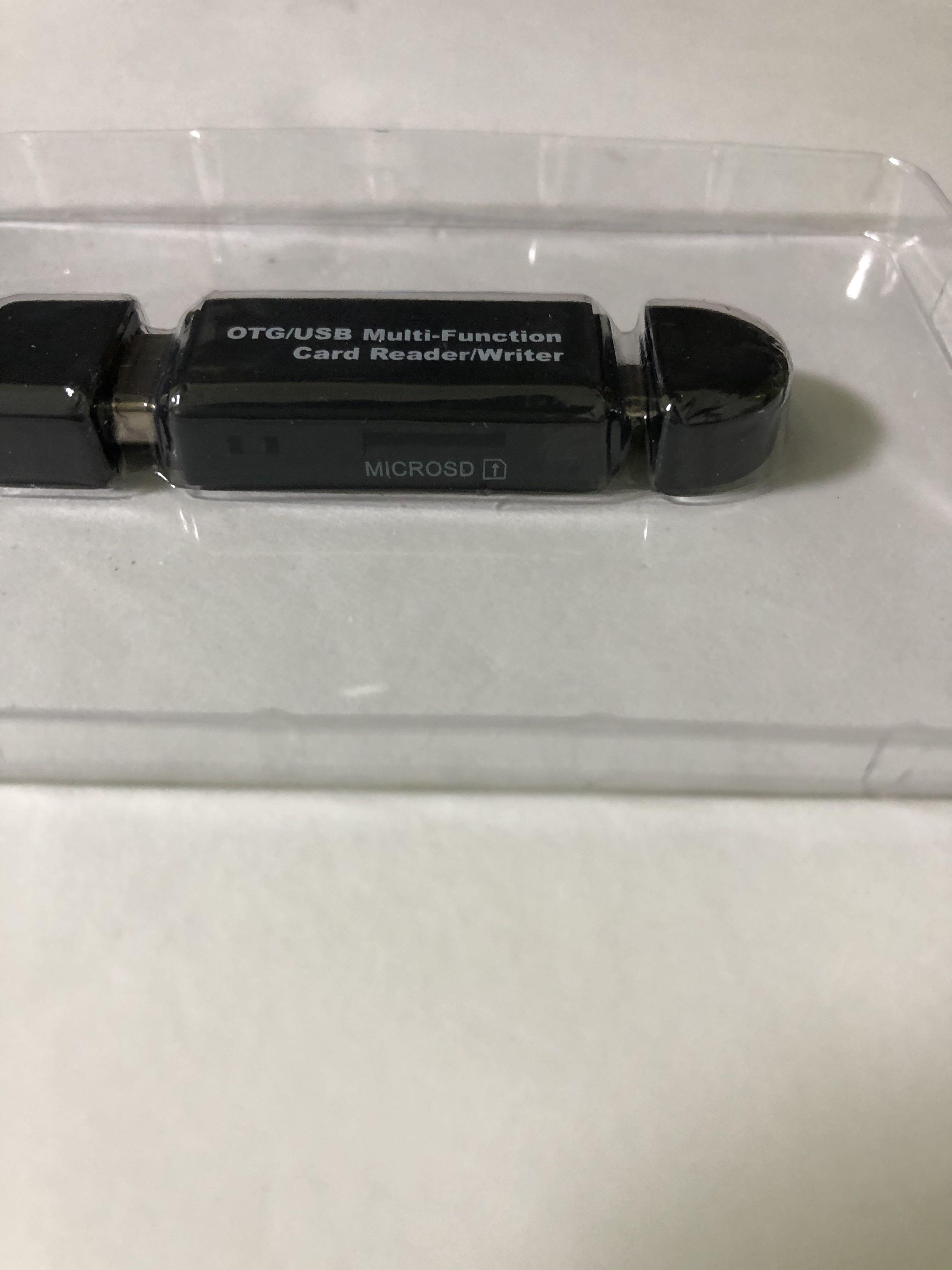 2 in 1 VANJA USB/ Micro USB Card Reader (Micro SD & SD), Computers