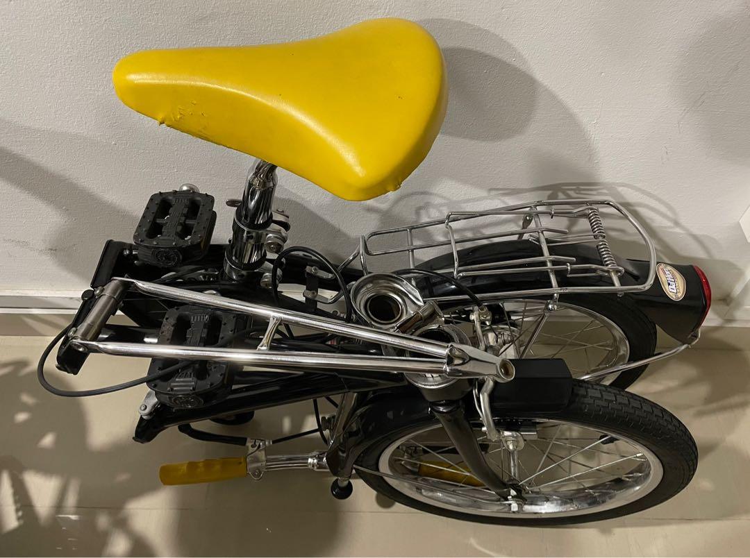 5 speed dahon classic folding bicycle, dahon vintage folding bike