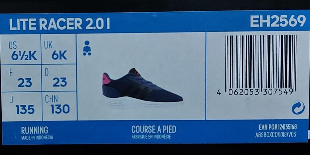 Adidas lite racer 2.01 on sale