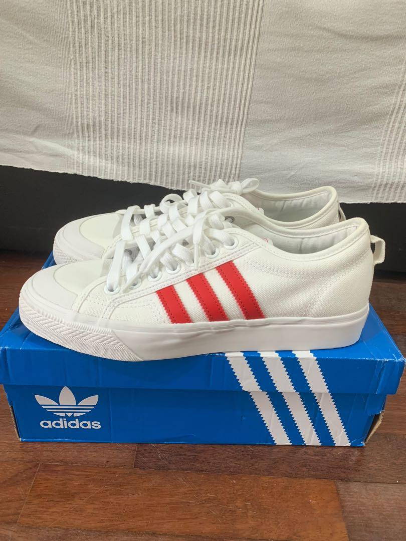 Adidas Nizza Red Crystal White Men s Fashion Footwear Sneakers