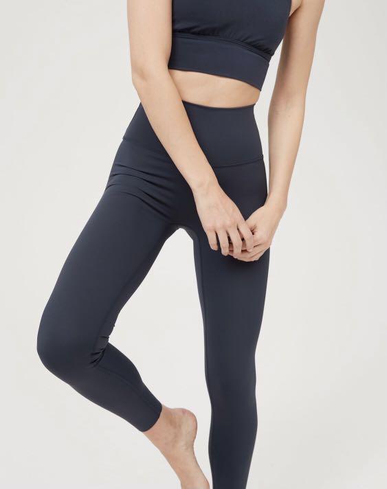 Aerie OFFLINE Goals High Waisted Leggings in Steel Blue, Women's Fashion,  Activewear on Carousell