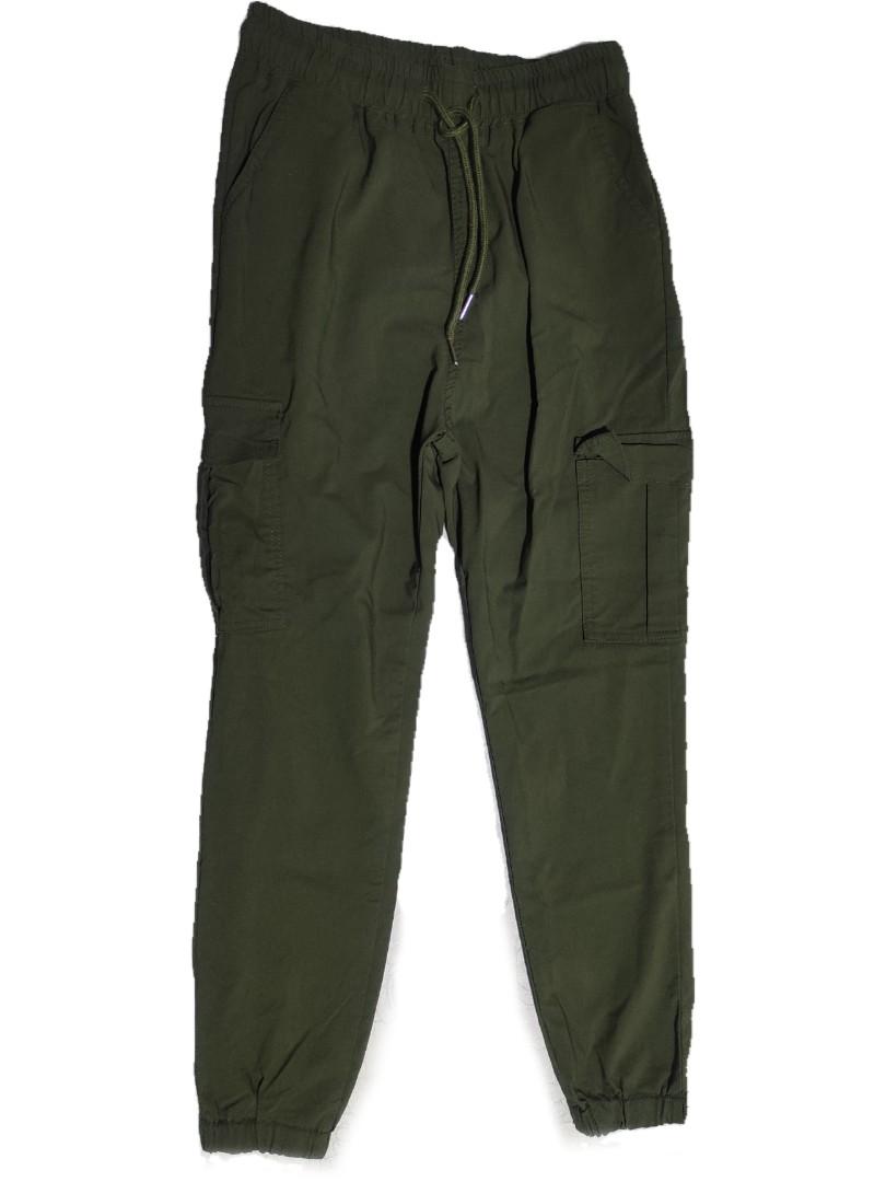 Army green jogger best sale pants