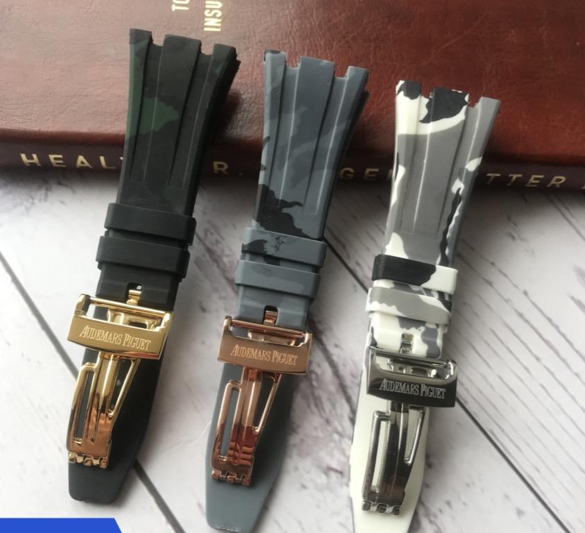 Audemars Piguet Rubber Strap Clasp Suitable for Royal Oak Offshore Folding Buckle 28mm AP silicone 15703
