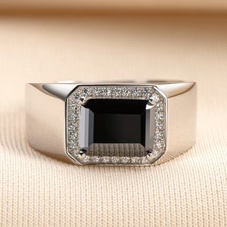 Gemstone men's sales ring design