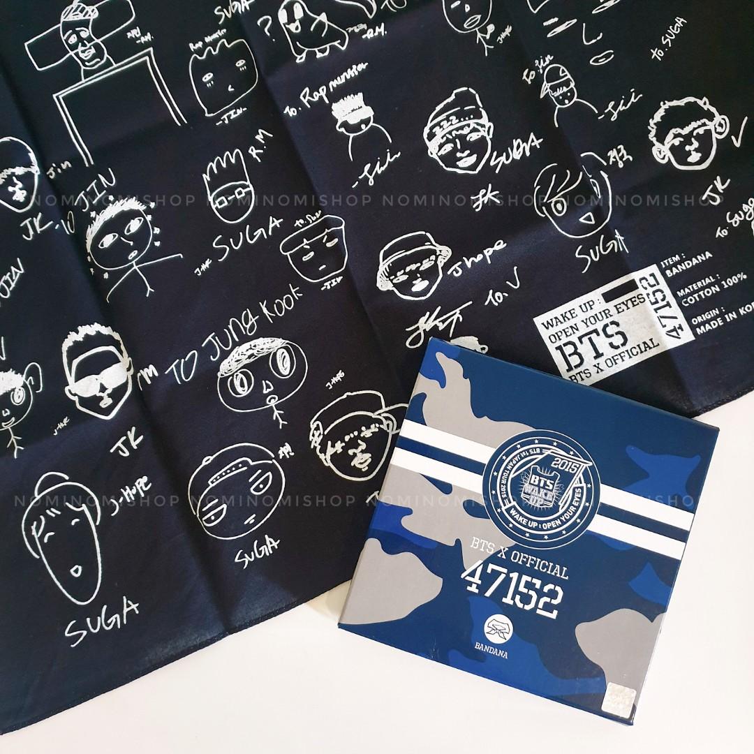 BTS 1st Japan Tour 2015 Wake Up:Open Your Eyes Bandana / Scarf