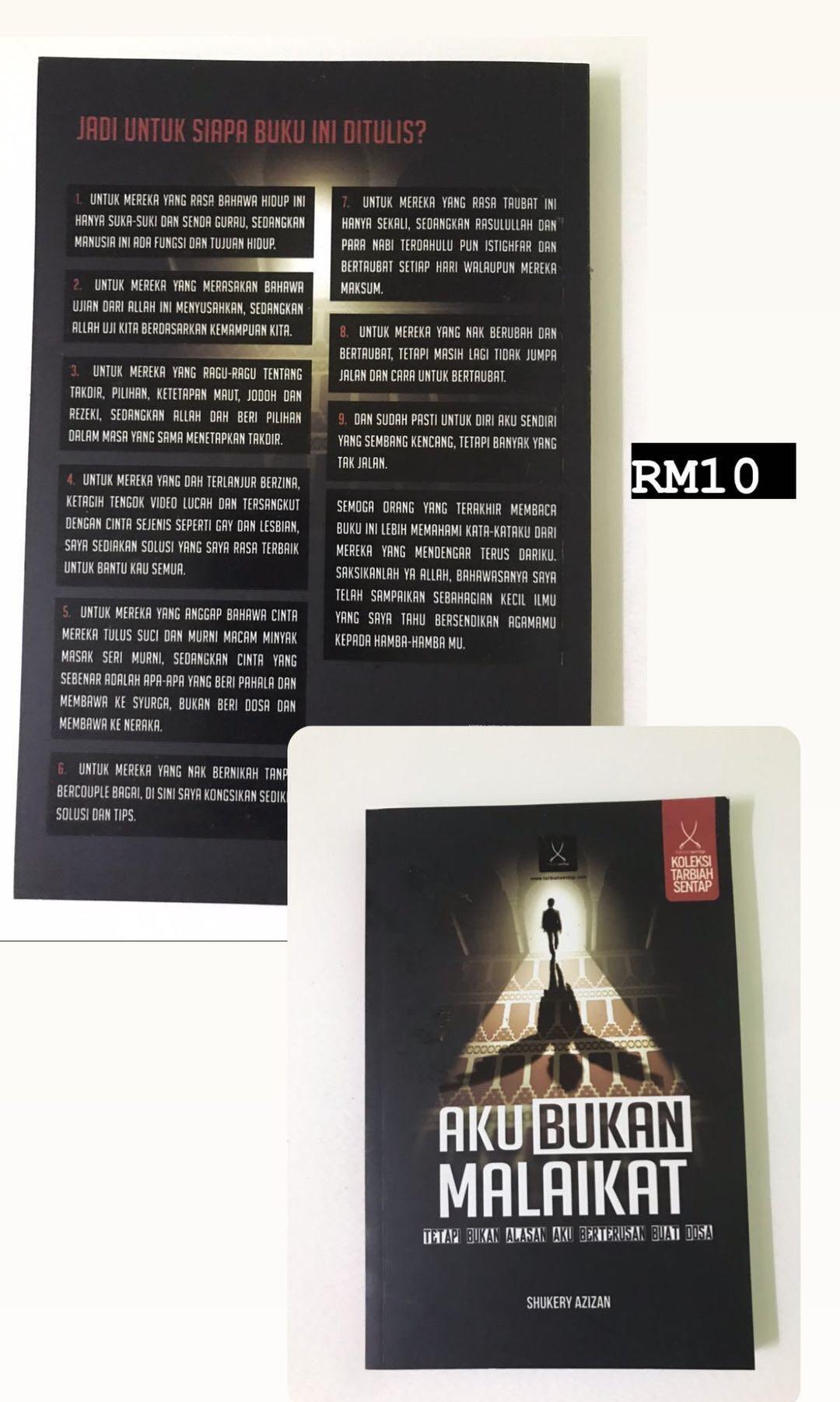 Buku Aku Bukan Malaikat Books Stationery Books On Carousell