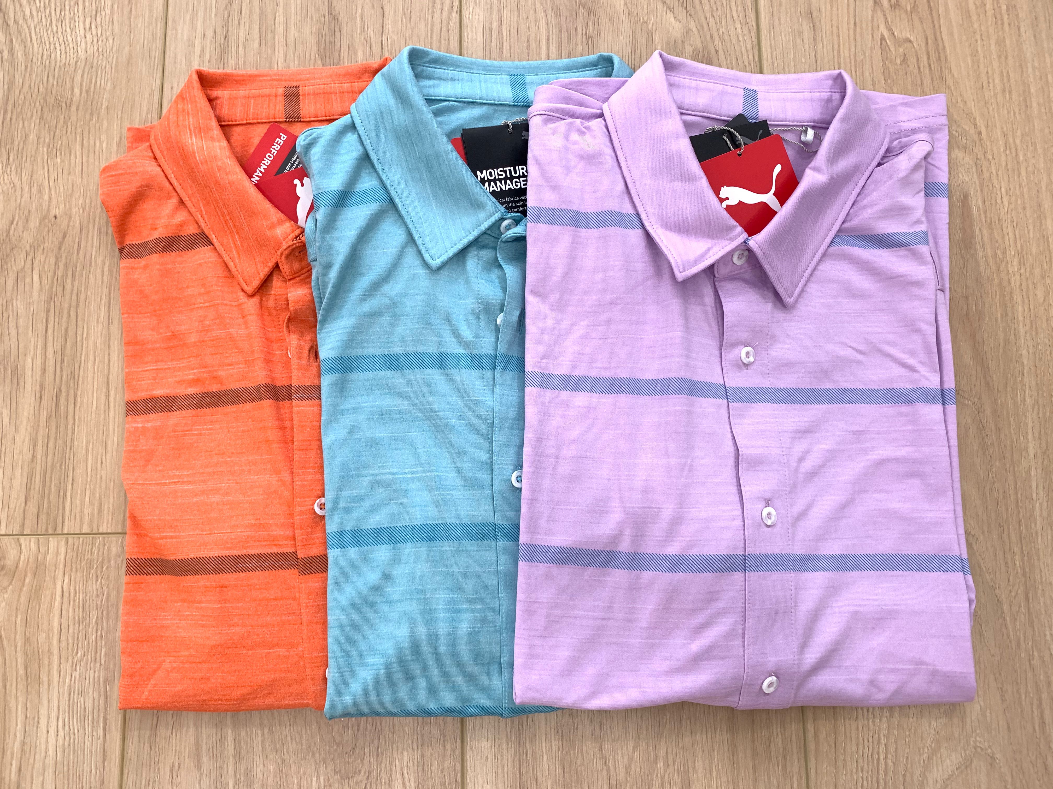Purple puma top golf shirt