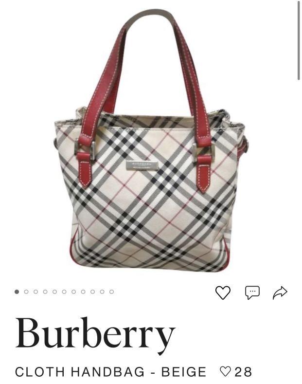 Burberry Blue label bag, Luxury, Bags & Wallets on Carousell