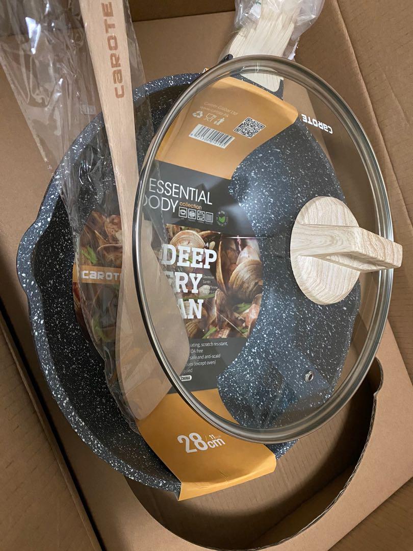 Carote Deep Fry Pan, Home Appliances, Kitchenware on Carousell