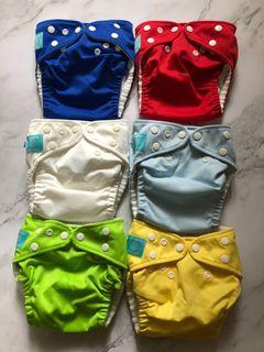 🔥BIRTHDAY SALE🔥Charlie Banana 6 Reusable cloth diapers + 12 inserts