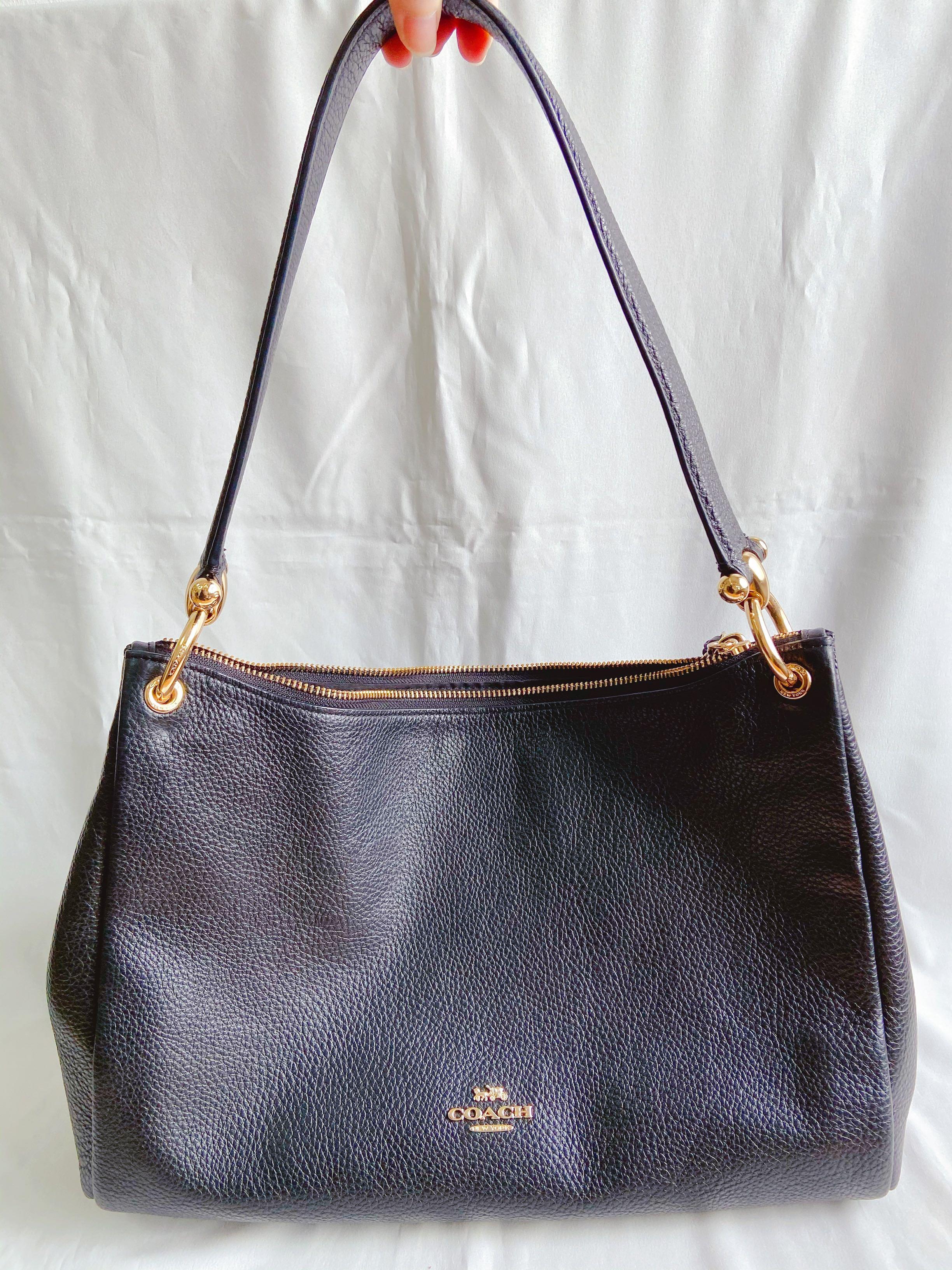 Coach mia shoulder bag black hot sale