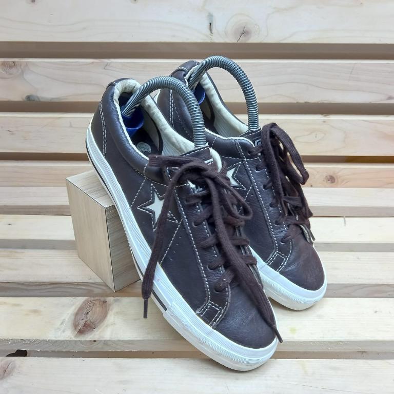 Converse ONE STAR OX brown size 38 5 Fesyen Pria Sepatu