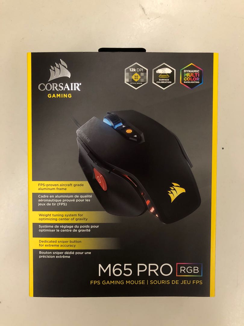 Corsair M65 PRO RGB FPS Gaming Mouse, Computers & Tech, Parts ...