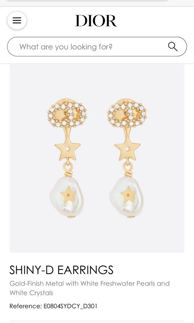 Dior Shiny D Earrings 2024 www.alhudapk