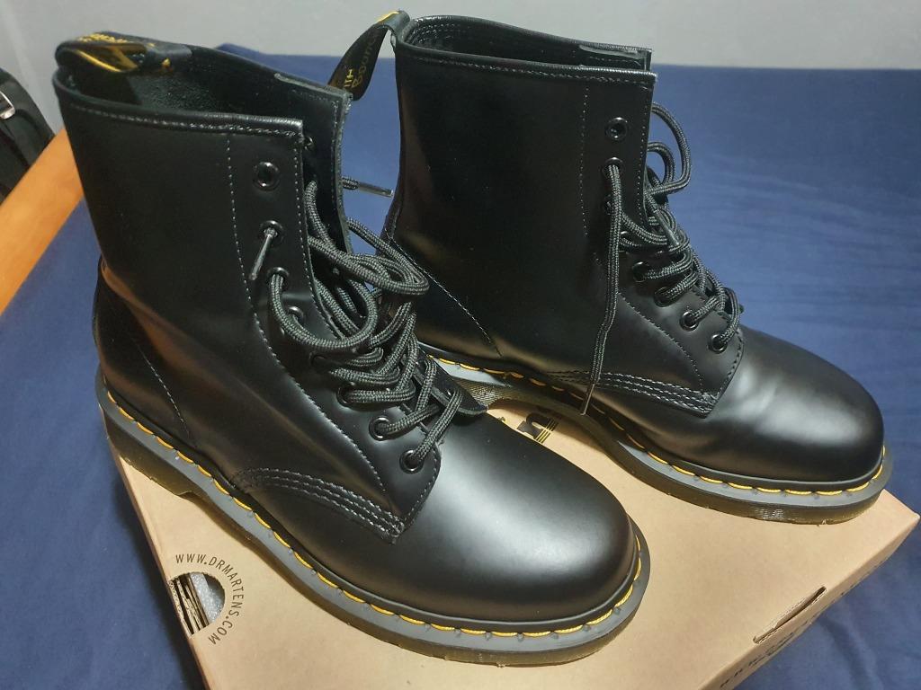Dr martens 1460 deals smooth black 42