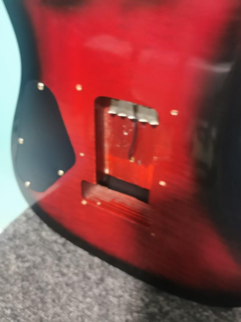 Electric guitar aria pro (Category: Musical Instruments) located in Paranaque City. Submitted by tegtegs (Listing ID 1084520738, Image 3). Description: New arrival Electric guitar 4k Unit only without case Gumagana, maraming issue Pwede nyo pyesahan, maganda pick up atbp..... As is where is...... Payment thru bpi online transfer, gcash or in any remittance center Shipping via lalamove, buyers expense For sale only.