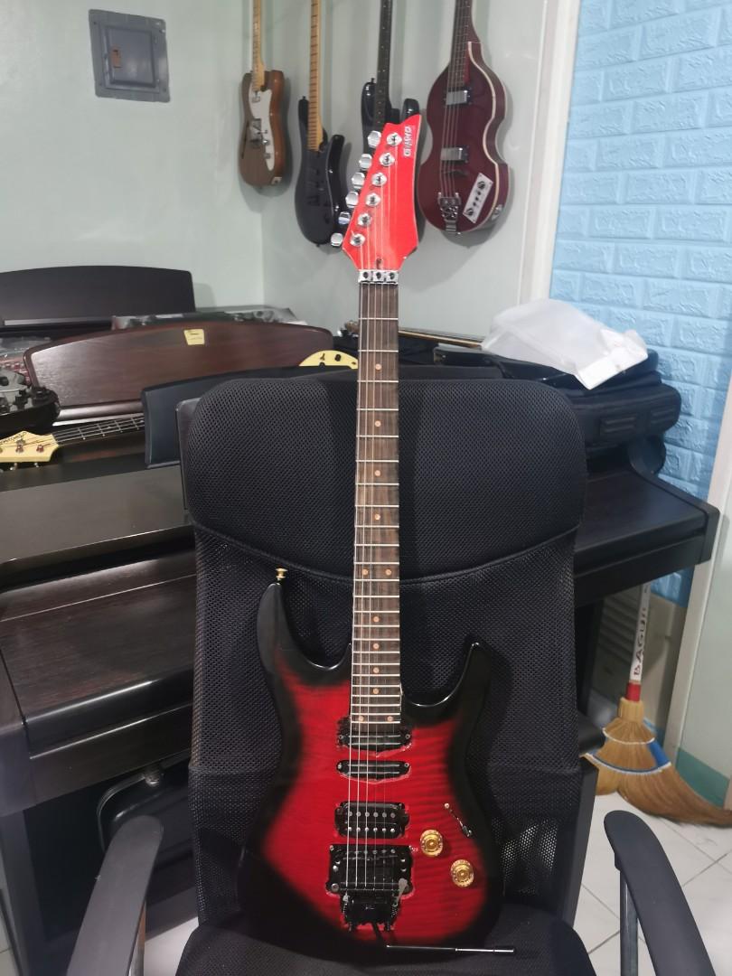 Electric guitar aria pro (Category: Musical Instruments) located in Paranaque City. Submitted by tegtegs (Listing ID 1084520738, Image 2). Description: New arrival Electric guitar 4k Unit only without case Gumagana, maraming issue Pwede nyo pyesahan, maganda pick up atbp..... As is where is...... Payment thru bpi online transfer, gcash or in any remittance center Shipping via lalamove, buyers expense For sale only.