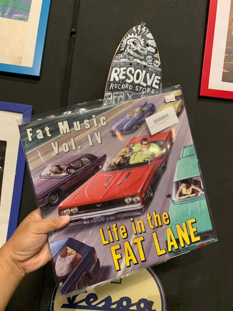 Fat Music Vol 4 - Life in the Fat Lane LP Vinyl Punk Rock Record