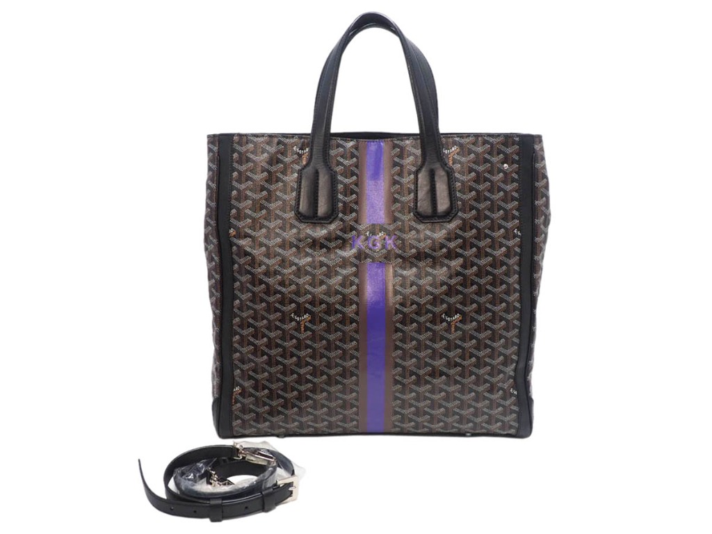 Black goyard pattern hot sale