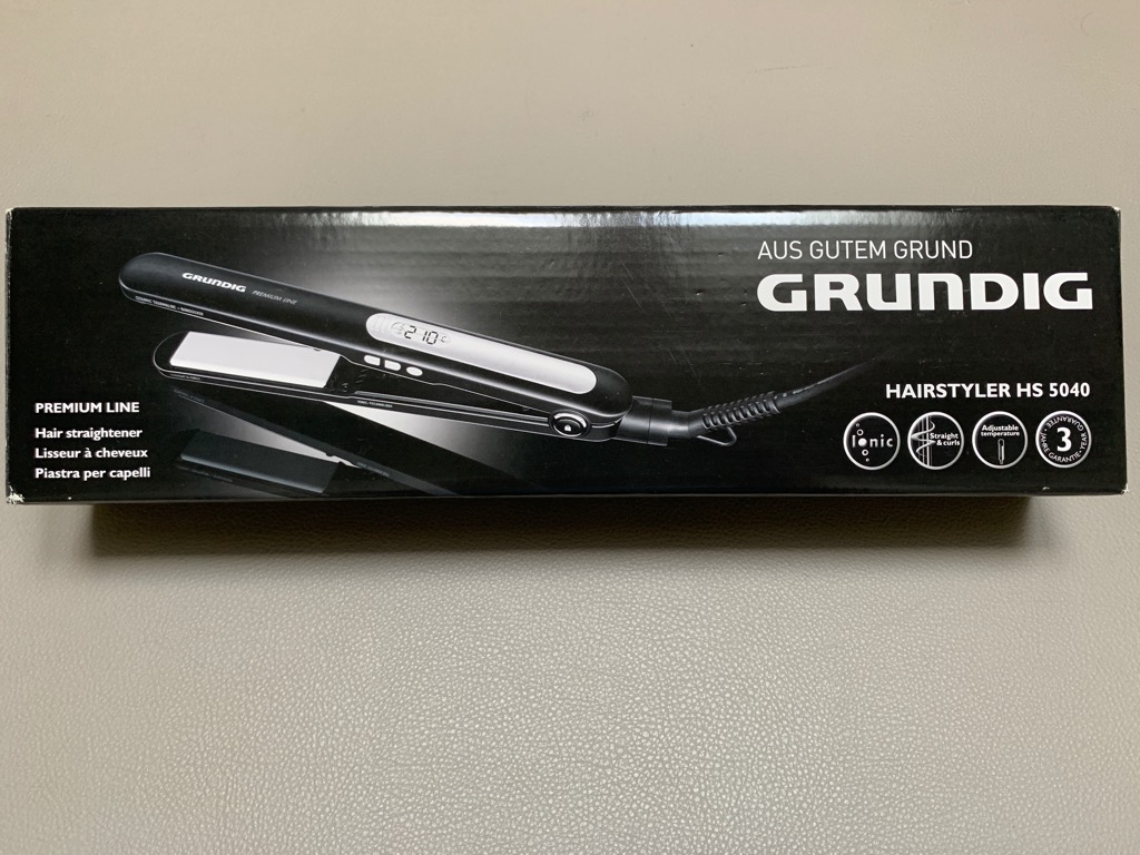 Grundig Premium Line Hairstyler HS 5040 (Hair Straightener and Curler