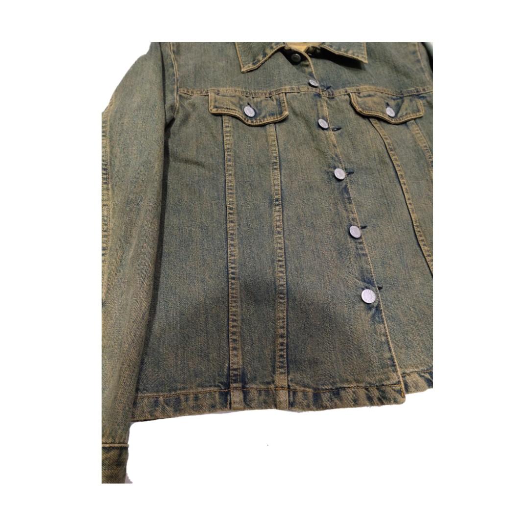 HELMUTLANG VINTAGE STAINED DENIM JACKET - アウター