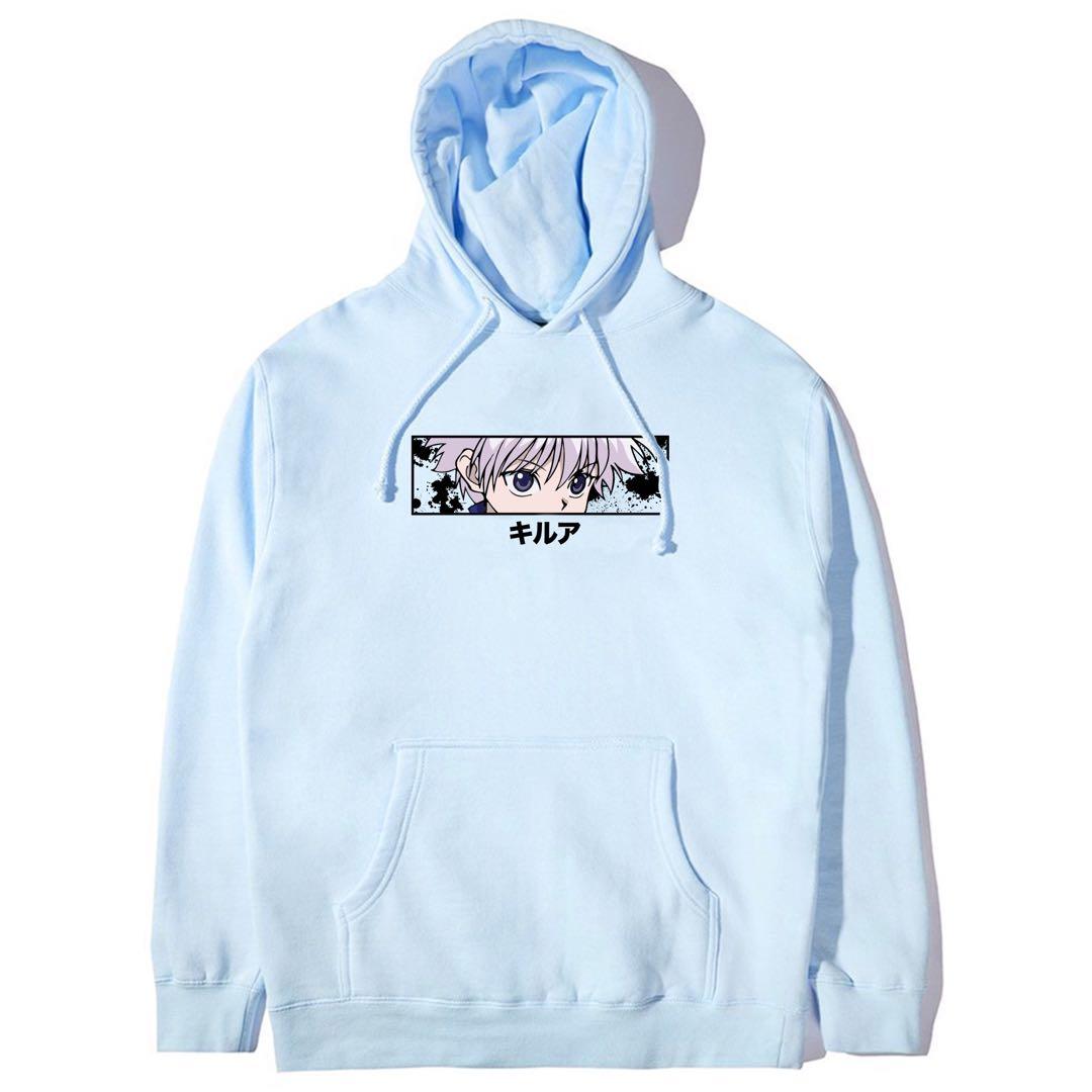 Hypland x hunter x hunter killua eye black hoodie on sale