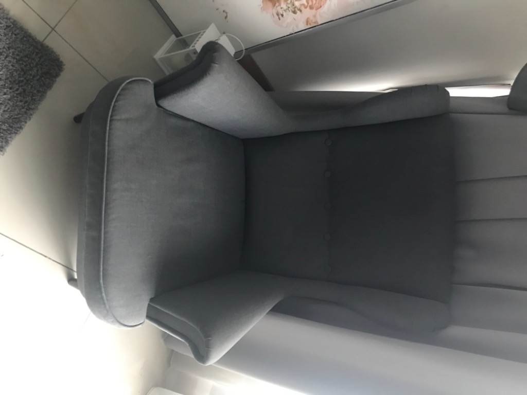 IKEA grandad chair grey Furniture Home Living Furniture