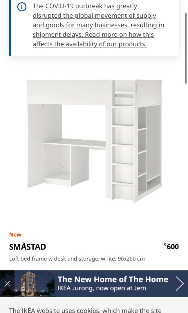 Ikea Stuva Smastad Loft Bed Furniture Home Living Furniture Bed Frames Mattresses On Carousell