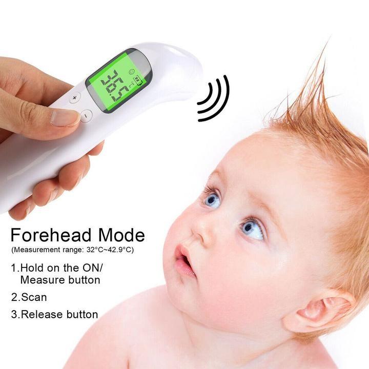 HANDHELD Thermometer INFRARED Non Contact Forehead LED Digital Celsius & (Category: Thermometers) located in Pasay City. Submitted by emil_online_shop (Listing ID 1084522162, Image 2). Description: Infrared Thermometer Non Contact Forehead LED Digital Celsius & Fahrenheit Why wake up a sleeping baby or a family member under the weather to take their temperature? Need to check employees or customer's temperatures before coming to work or entering 