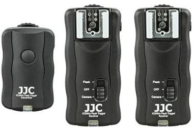 JJC 2.4GHz Wireless Remote Control & Flash Trigger w/ 2 Receivers for Nikon DSLR 