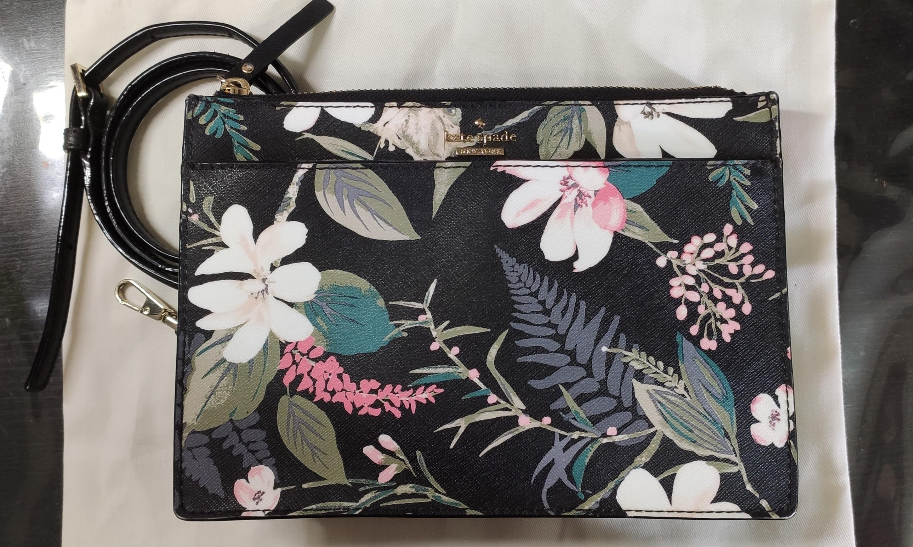 Kate spade floral clearance sling bag