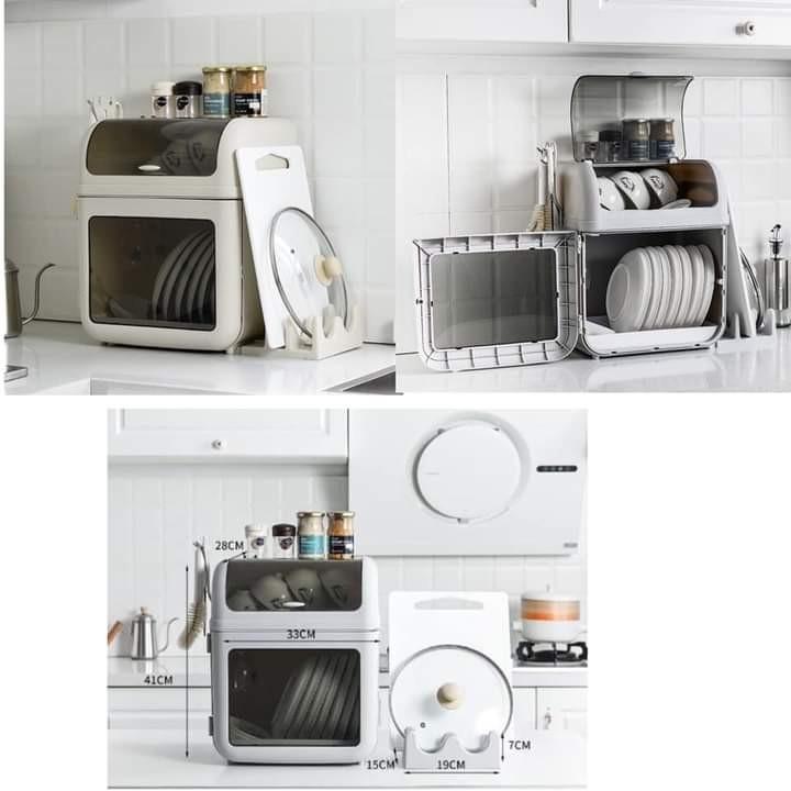 Kitchen Dish Drainer Rack Cabinet Storage Box (Category: Other Kitchen Appliances) located in Manila. Submitted by acinad_ (Listing ID 1084520888, Image 2). Description: Kitchen Dish Drainer Rack Cabinet Storage Box For shipping: - Toktok Message for inquiries!.