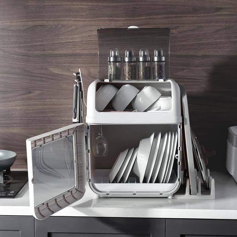 Kitchen Dish Drainer Rack Cabinet Storage Box (Category: Other Kitchen Appliances) located in Manila. Submitted by acinad_ (Listing ID 1084520888, Image 3). Description: Kitchen Dish Drainer Rack Cabinet Storage Box For shipping: - Toktok Message for inquiries!.