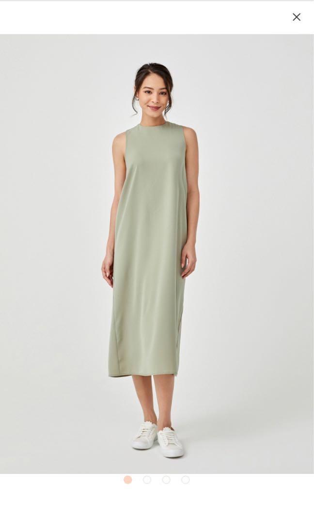 anitra midaxi shift dress