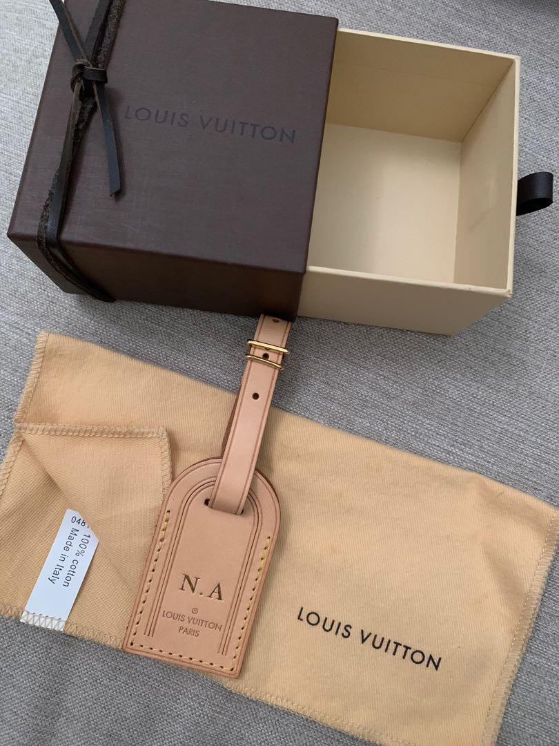 Louis vuitton bag tag online price