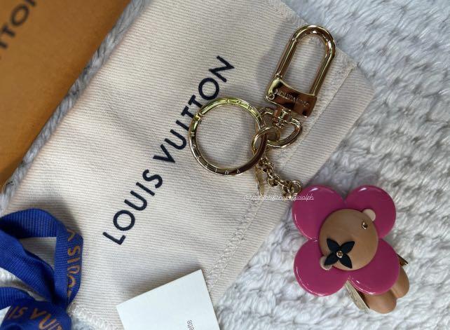 LOUIS VUITTON Enamel Vivienne Bag Charm Key Holder Multicolor