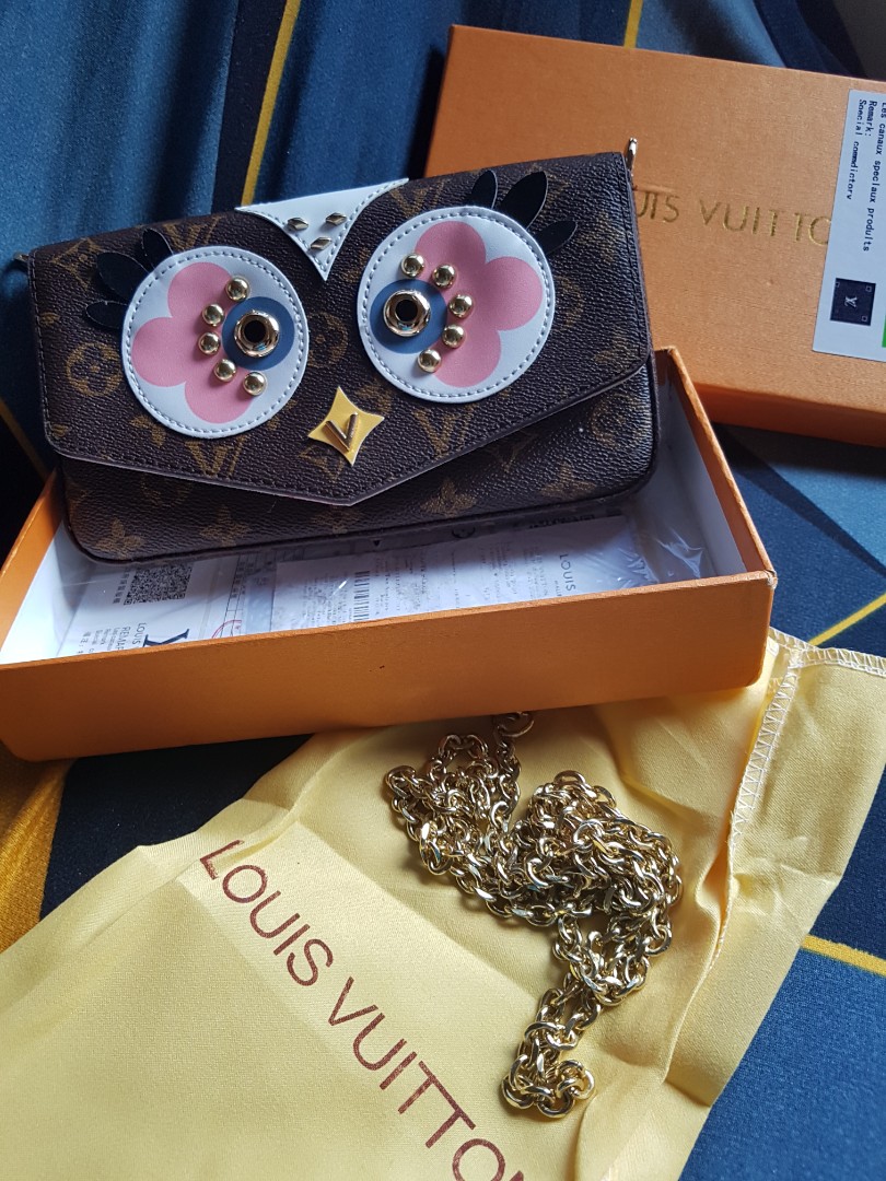 LV OWL SLING BAG, Women's Fashion, Bags & Wallets, Purses & Pouches on  Carousell