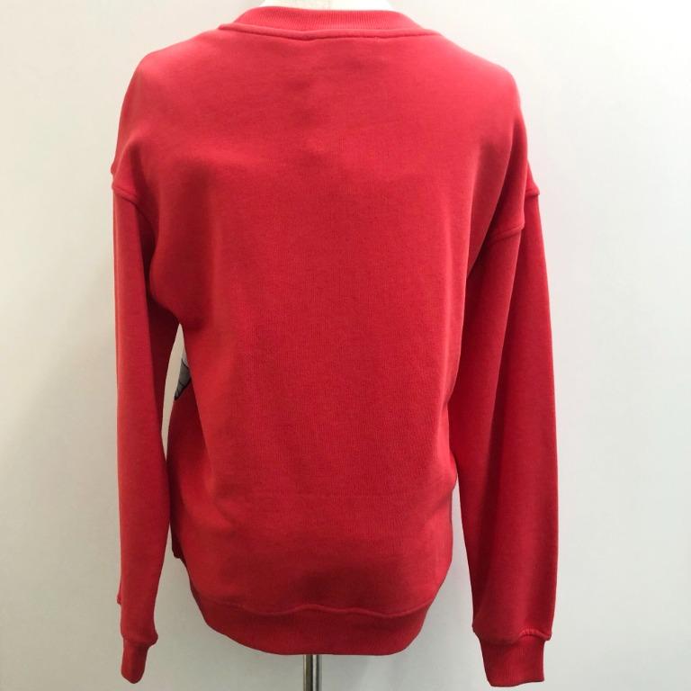 Red donald duck shop sweater