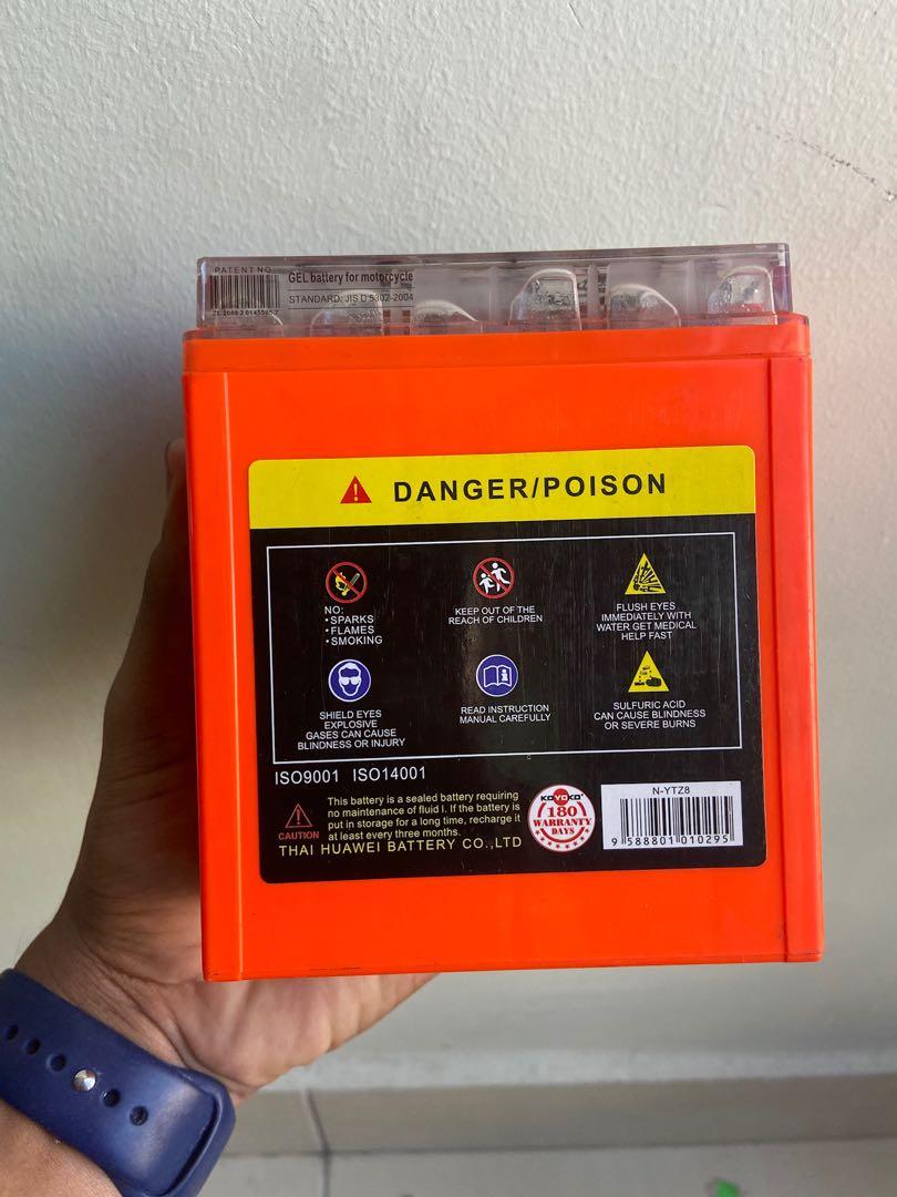 Motorcycle Battery Yamaha R25 Auto Accessories on Carousell