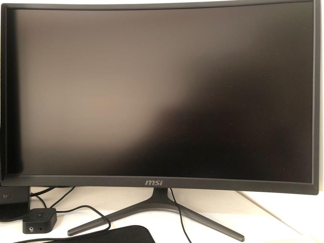 Msi Optix G241vc Computers Tech Desktops On Carousell