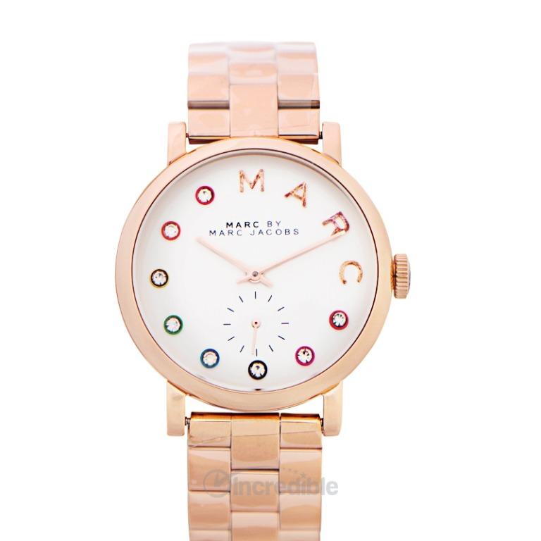 Marc jacobs rose gold ladies watch outlet