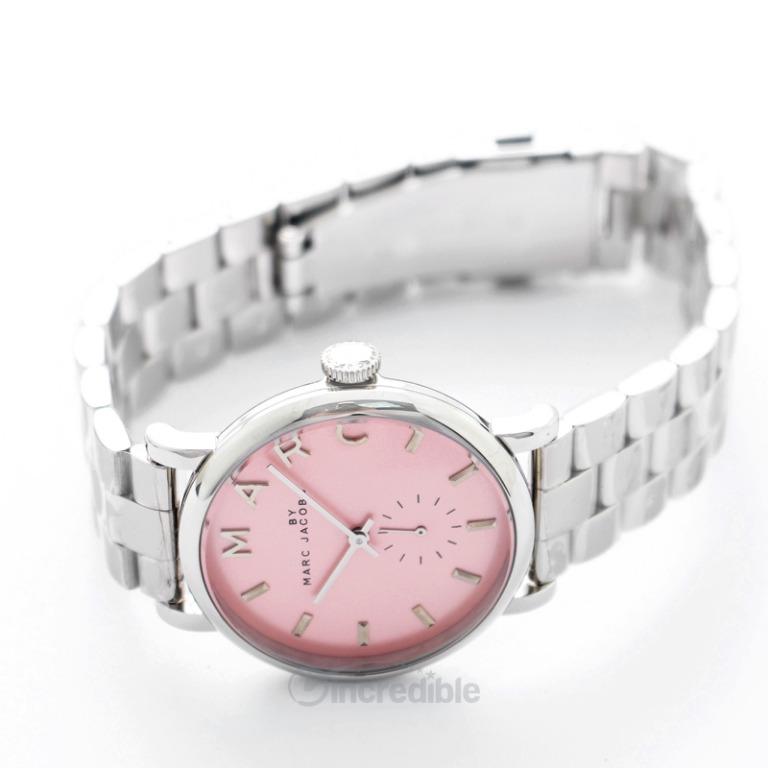 Marc jacobs baker watch silver on sale