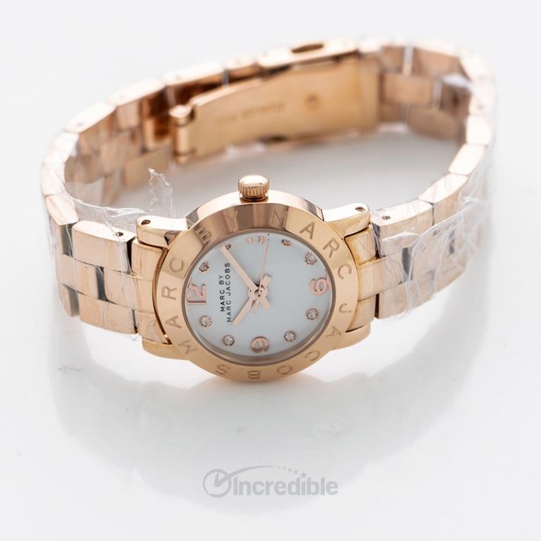 NEW Marc By Marc Jacobs Mini Amy Quartz White Dial Ladies Watch